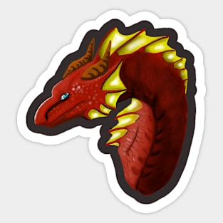 Red dragon Sticker